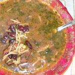 Почов апур(суп с фасолью)